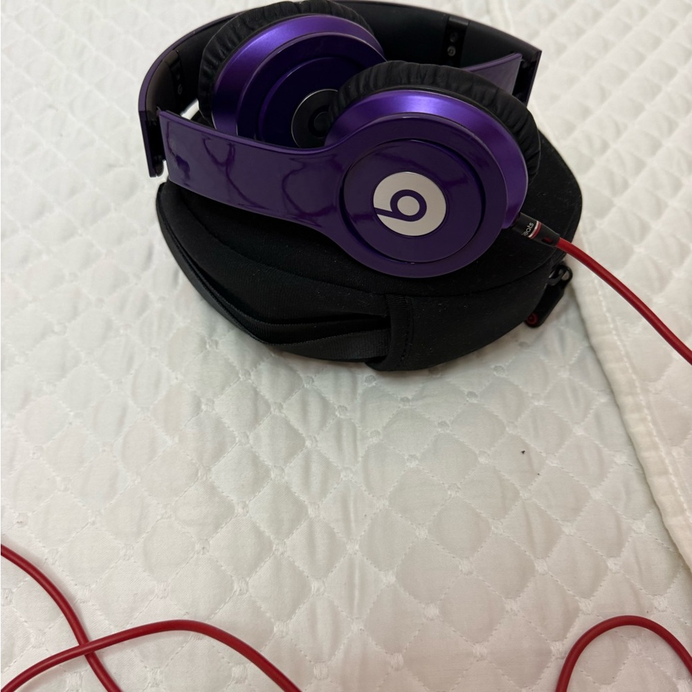 Beats by Dre Purple Over-Ear Headphones